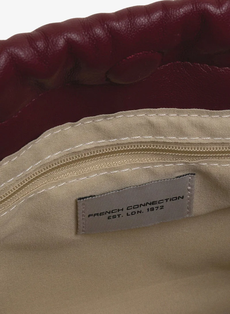 French Connection Burgundy Women Burgundy Covent Shoulder Bag for Women | Best Price UAE