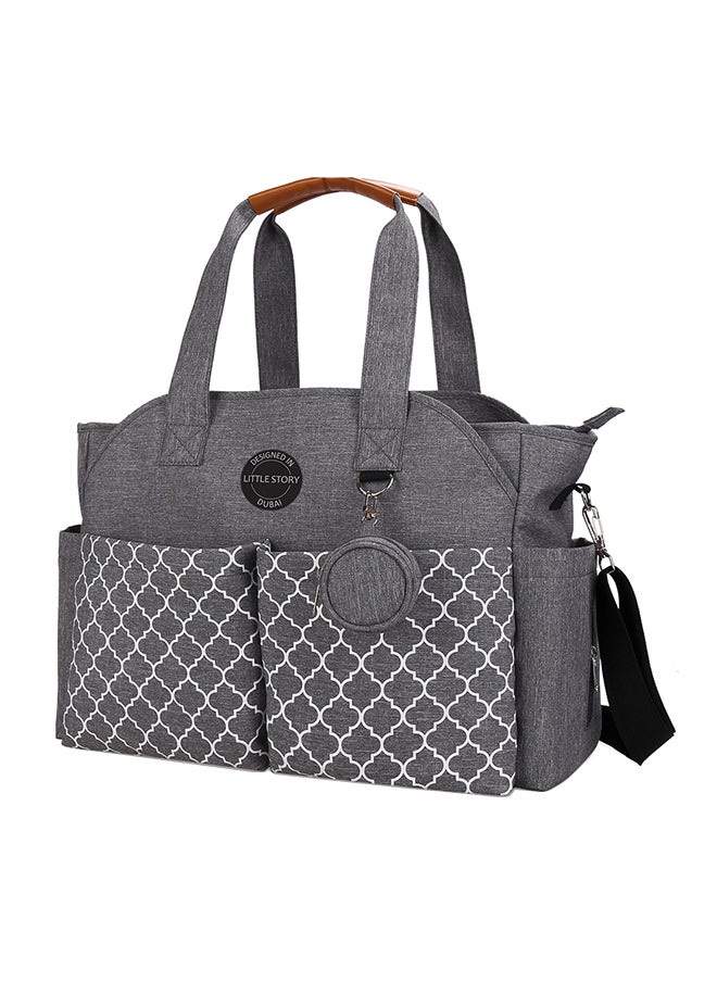TEKNUM - Reversible Look At Me Stroller - Black With Signature Diaper Bag - Grey - Image 1