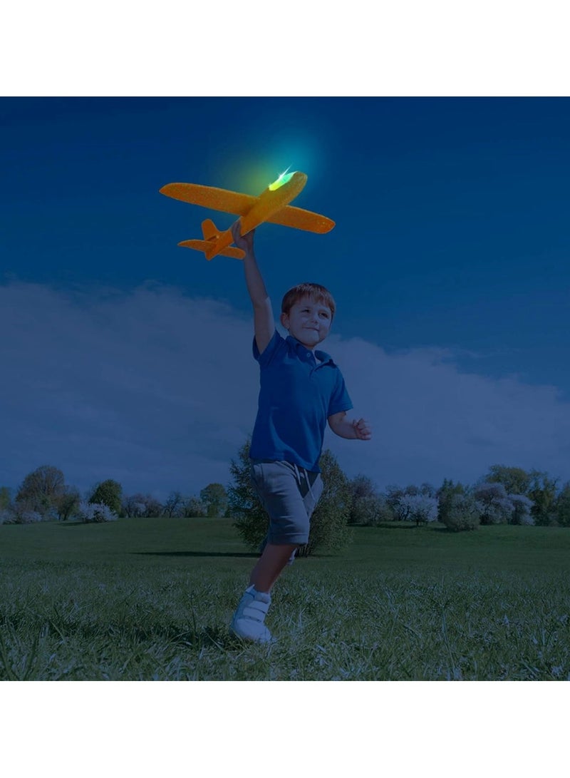 2-Pack LED Light Airplane Flying Toys Large Size Perfect Gifts for Kids - Image 3