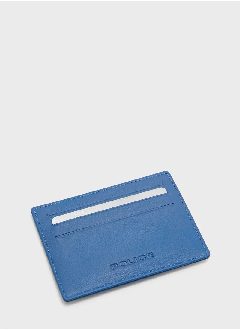 بوليس Genuine Leather Card Holder Blue