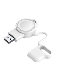 Samu Charger for Apple Watch Portable iWatch USB Wireless Charger, Travel Cordless Wireless Charger with Light Weight Magnetic Quick Charge for Apple Watch Ultra Series 8 7 SE 6 5 4 3 2 1, White  - Image 3