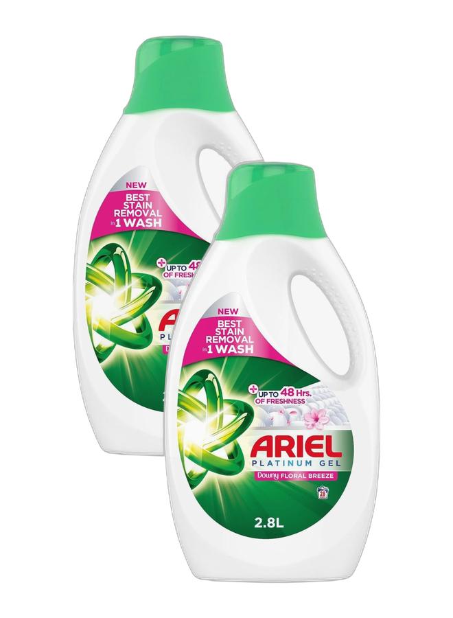 Ariel Automatic Laundry Detergent Gel, 2.8L, Pack of 2 - Image 1