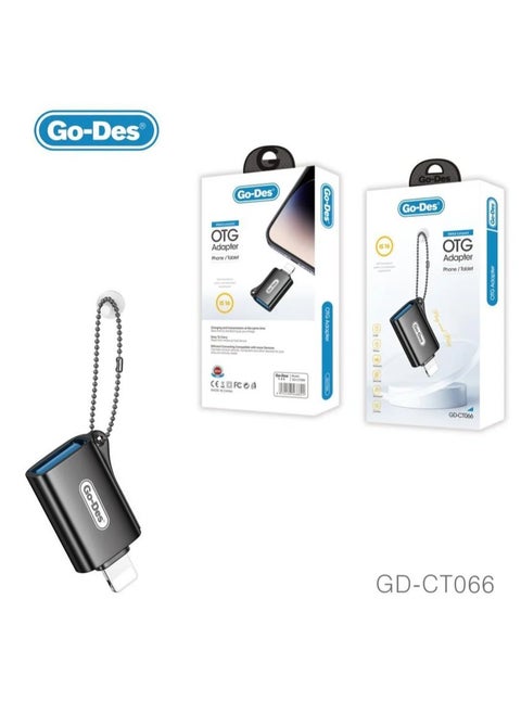 Mini For iPhone using adpater for lighting to USB data transmit OTG Adapter(GD-CT066)