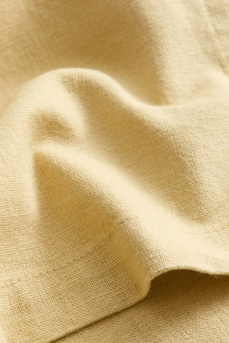 اتش اند ام مفرش مائدة من مزيج الكتان