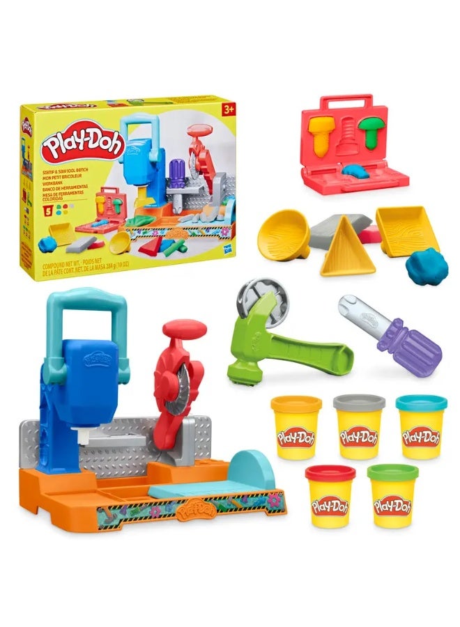 Play-Doh Play-Doh Stamp N Saw Tool Bench F9141  - Image 1