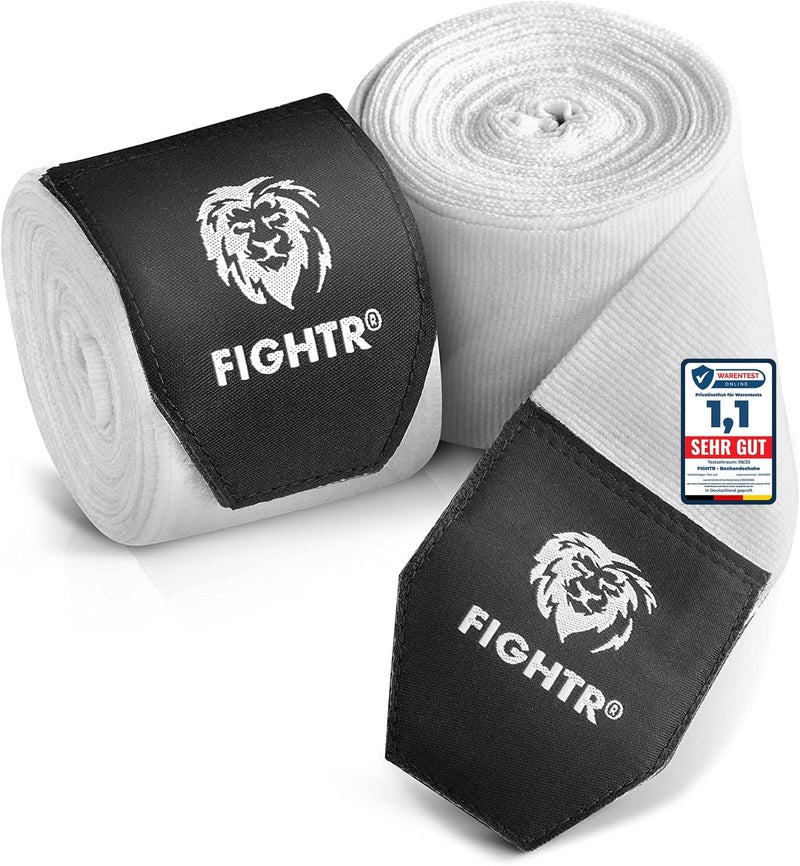 FIGHTR ® Boxing Handwraps 160 inches semi-Elastic Hand Wraps with Thumb Loop for Boxing, MMA, Muay Thai & Martial Arts - Image 1