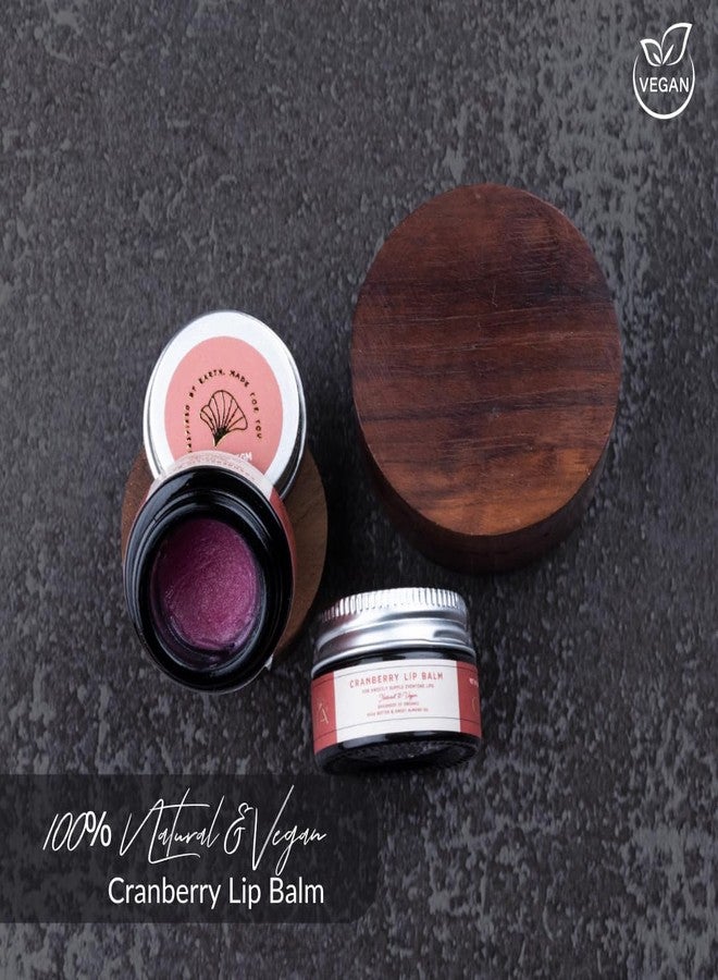 CAMIA - 100% Natural Berry Blast Lip Balm for Dry & Chapped Lips | Cranberry & Strawberry Lip Balm | Natural & Vegan | Enriched with Almond Oil | Moisturizing Dark Pigmented Lips | 5 Gm x Pack of 2 - Image 3