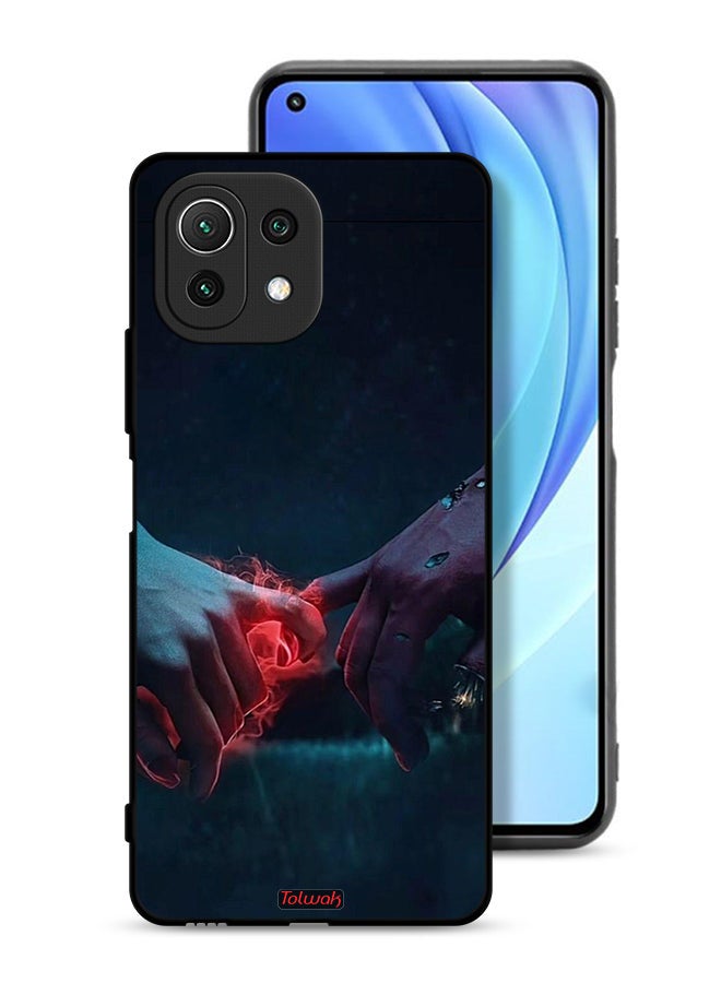 Tolwak Xiaomi Mi 11 Lite Protective Case Cover Burning Hands - Image 1