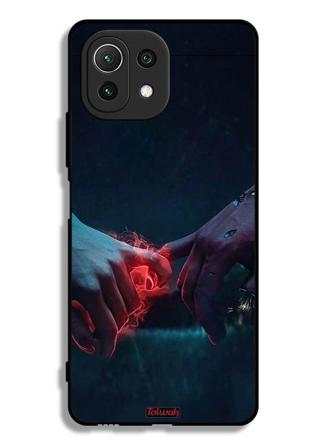 Tolwak Xiaomi Mi 11 Lite Protective Case Cover Burning Hands - Image 2