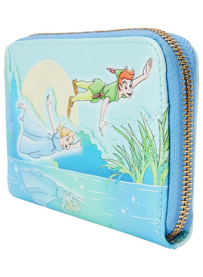 Loungefly Peter Pan You Can Fly Glow Zip Around Wallet Standard - Image 2