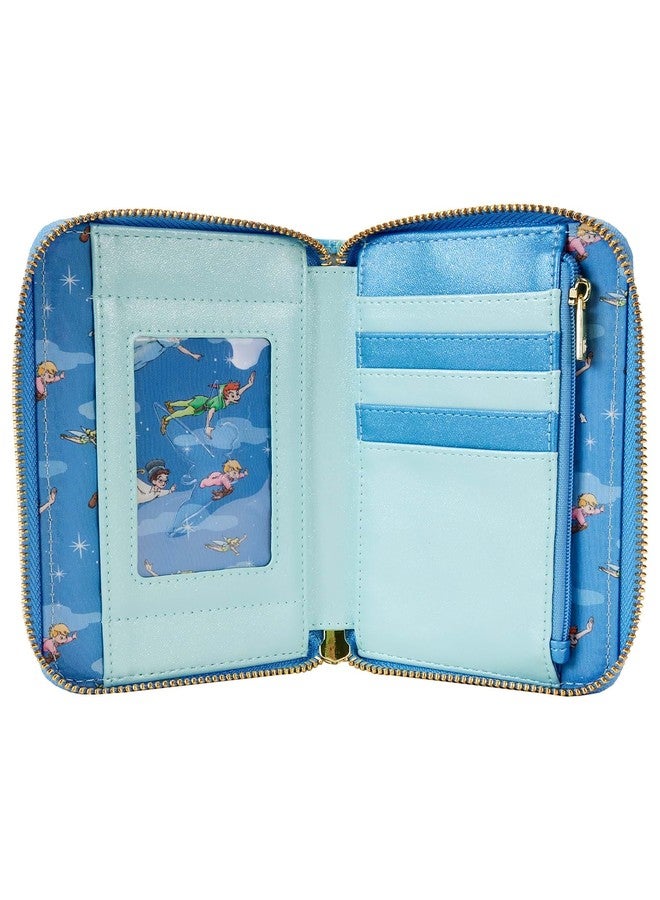 Loungefly Peter Pan You Can Fly Glow Zip Around Wallet Standard - Image 3