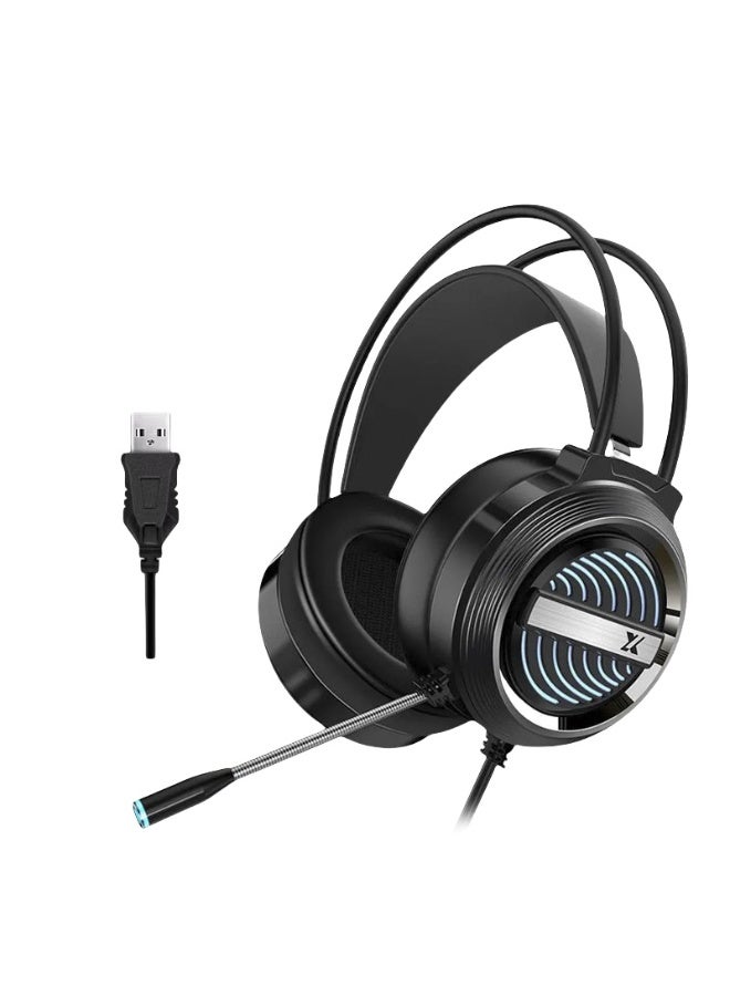 KUYING New Computer Head Mounted Wired E-Sports Gaming Headset With Microphone 