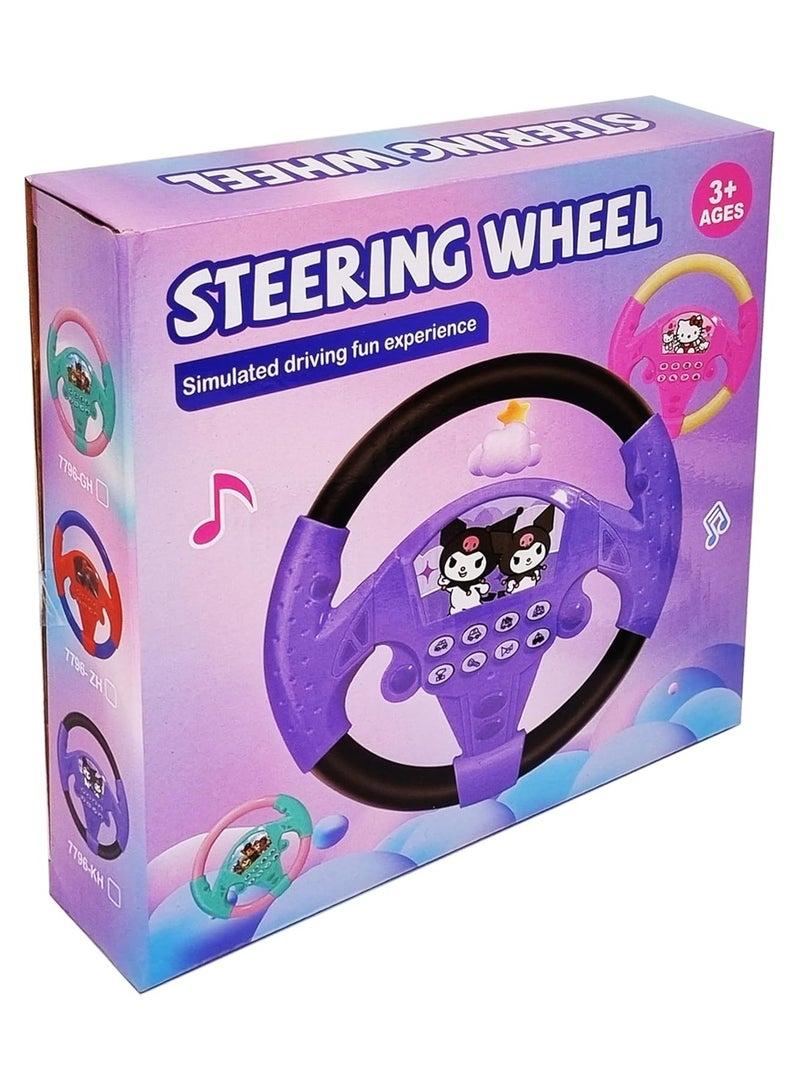 Steering Wheel for Children, Durable Steering Wheel Tool for Indoor- Green - Image 2