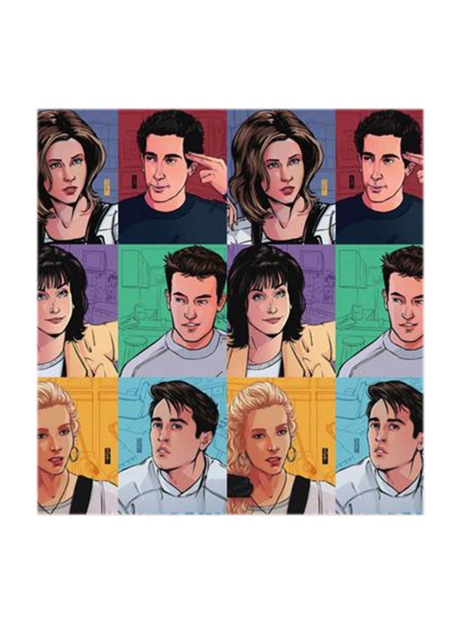 RYN Friends MDF Wall Art Multicolour 30x30centimeter - Image 2