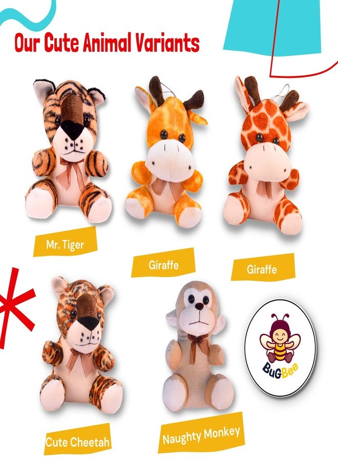 BuGBee Cheetah Soft Toy Plush Toy Animal Soft Toys Small Soft Toys for Boys Baby Girl Birthday Gift for Girls & boy 1 to 10 Years - Image 5