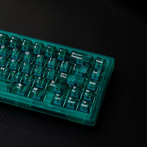 Sumgsn 114 Keys Green Crystal Transparent Keycaps PC Cherry Profile Clear Keycaps Set Fit for 61/64/87/98/104/108 Cherry Mx Switches Mechanical Keyboard - Image 5