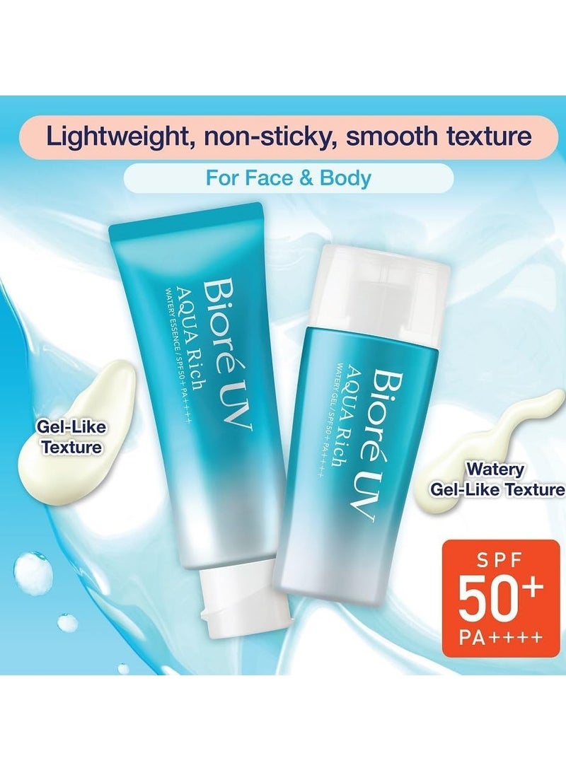 Biore Biore UV AQUA Rich Watery Gel SPF50+ Sunscreen 70g,Pack of 2 ﻿  - Image 4