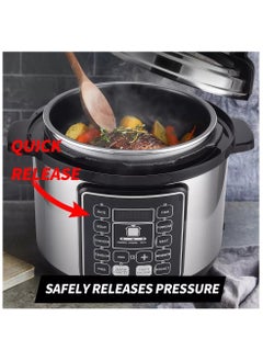 Generic "BLUELK 10-in-1 Electric Pressure Cooker, 6 Qt Multi-Functional Instant Cooking Pot, Slow Cooker, Rice Cooker, Steamer & More – Stainless Steel, 1000W – Programmable & Easy-to-Clean  - Image 4