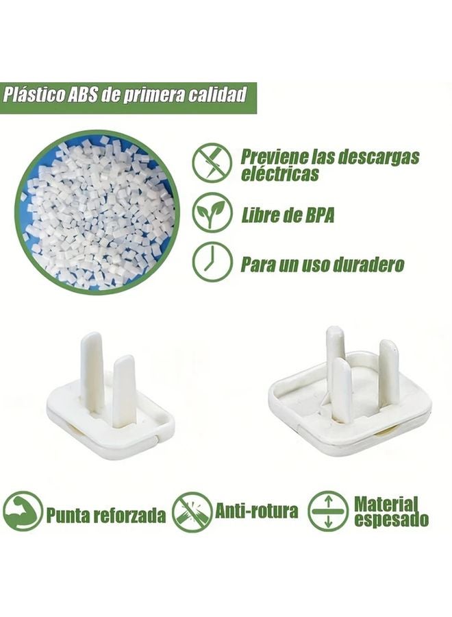 10 Pack Black 3 Hole Outlet Covers Electrical Safety Plug Protectors For American Standard Sockets - Image 5