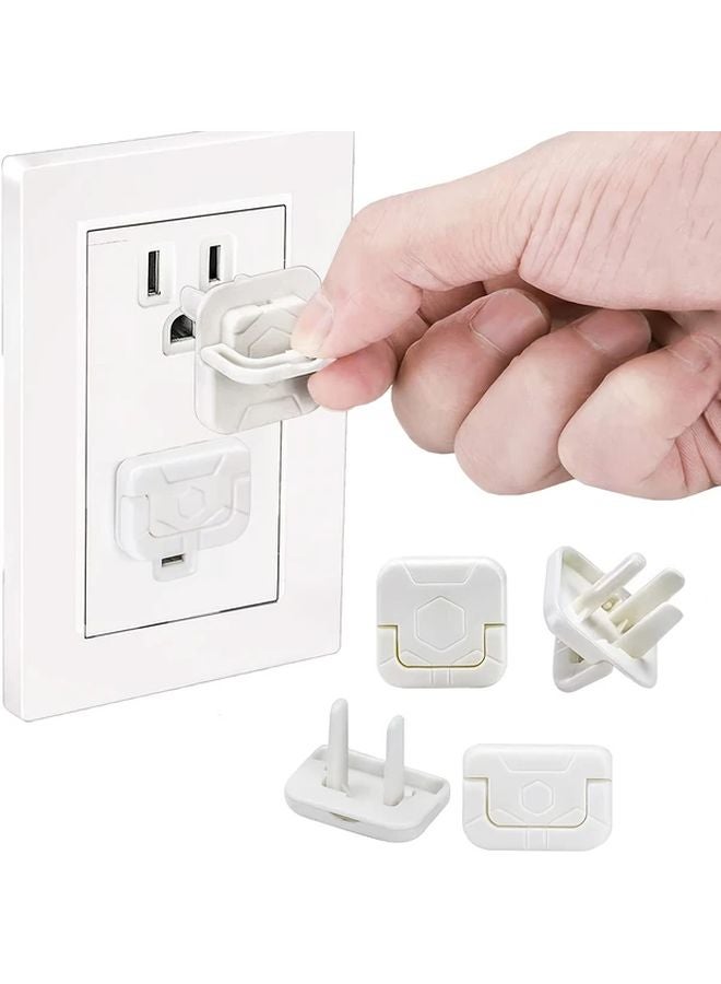 10 Pack Black 3 Hole Outlet Covers Electrical Safety Plug Protectors For American Standard Sockets - Image 2