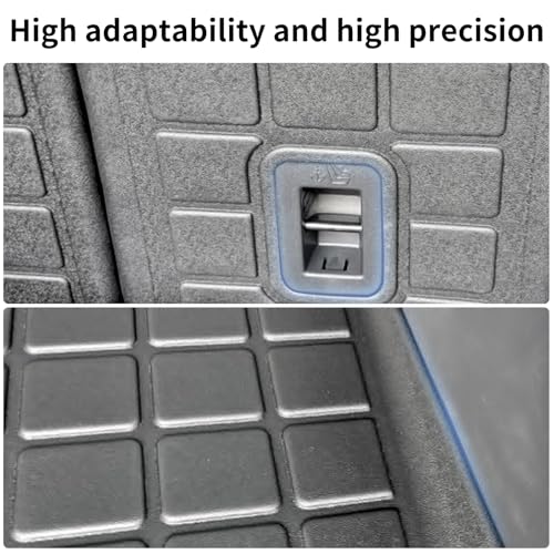 WAYIDSS Cargo Mat with Backrest Protection for 2025 Ford Expedition MAX, TPE All Weather Protection Cargo Liner with Velcro Rear Seats Backrest car Accessories-Black - Image 3