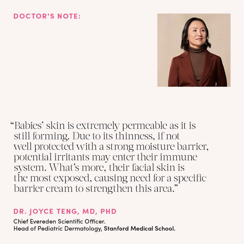 Evereden كريم وجه الأطفال ثلاثي الماء من إيفيريدن، 1.7 أونصة سائلة | رعاية أطفال نظيفة | مرطب أطفال غير سام وخالي من العطور | مكونات نظيفة - Image 4