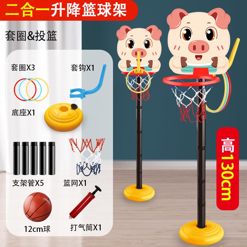 Basketball Rack Children'S Household Indoor Liftable Mobile Outdoor Adult Standard Basketball Rack Rings Basketball Rack - Image 4