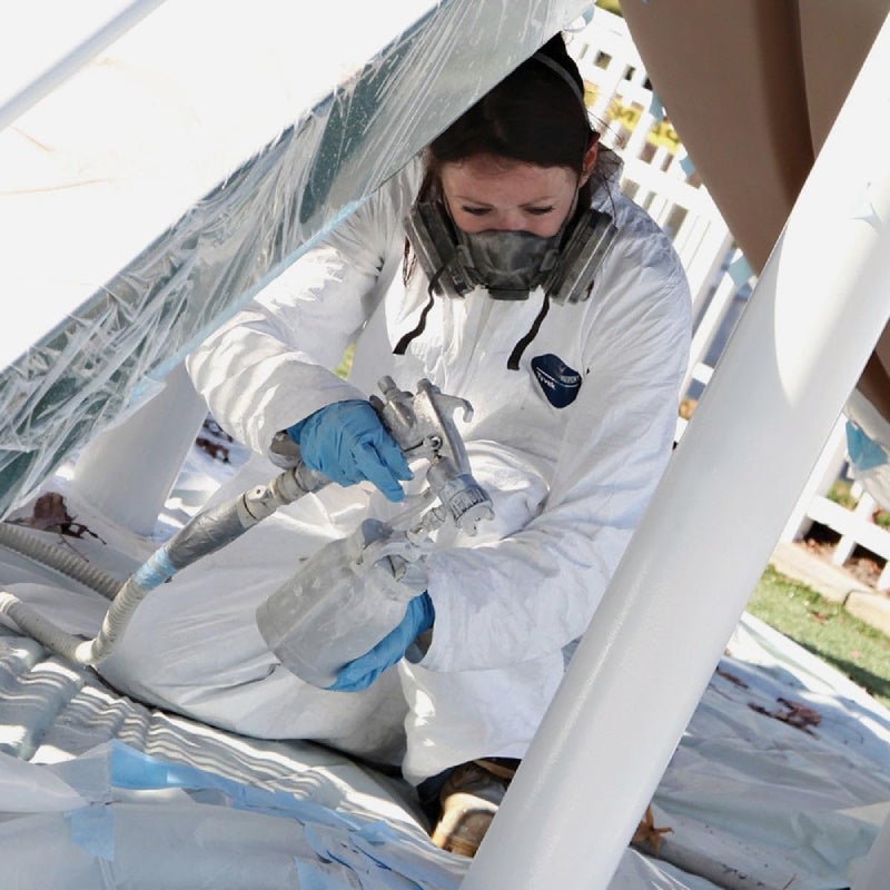Trimaco DuPont Tyvek Painters HeavyDuty Coveralls White Medium14121 - Image 4