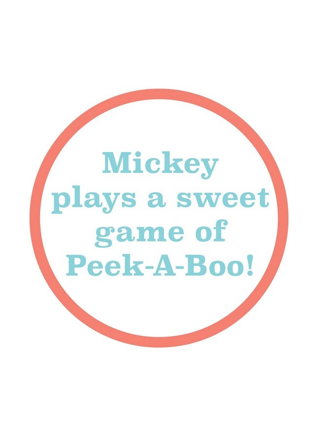 Disney baby Peekaboo Plush Mickey Mouse Officially Licensed Kids Toys For Ages 09Month By Just Play  - Image 4