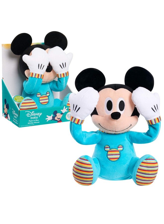 Disney baby Peekaboo Plush Mickey Mouse Officially Licensed Kids Toys For Ages 09Month By Just Play  - Image 2