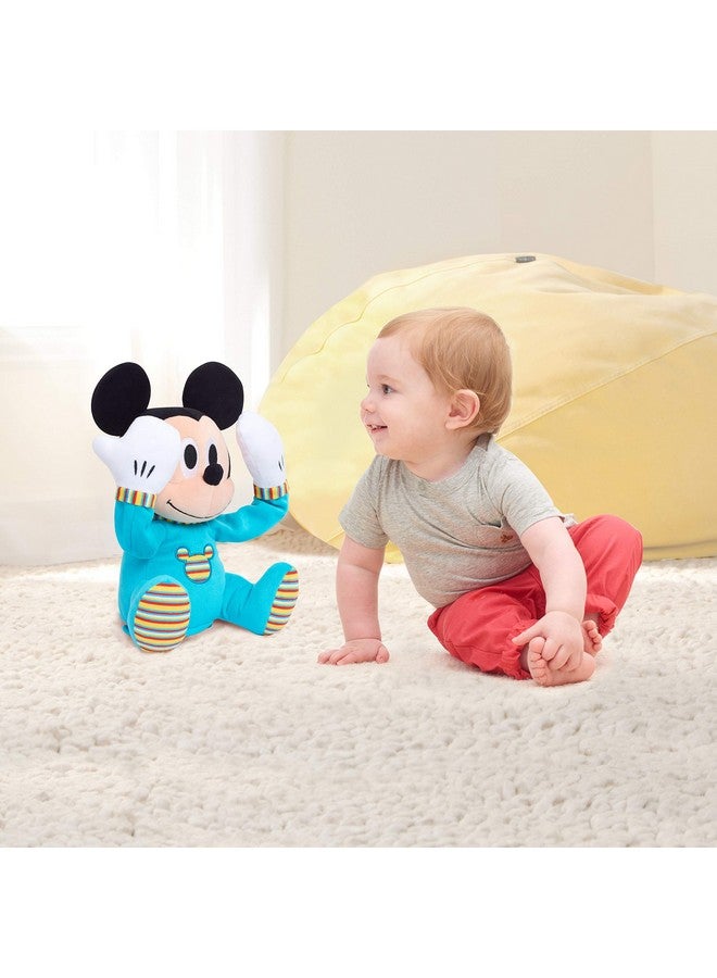 Disney baby Peekaboo Plush Mickey Mouse Officially Licensed Kids Toys For Ages 09Month By Just Play  - Image 3