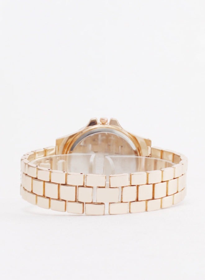 Women's Luxury Crystal Watch，Student Watch，Diamonds Quartz Watch with Calendar Date + 24 Hour Int'l Time，Stainless Steel Diamonds Decorated Wristwatch with Luminous Pointer，Suitable as a Gift for Girls and Mothers - Image 3