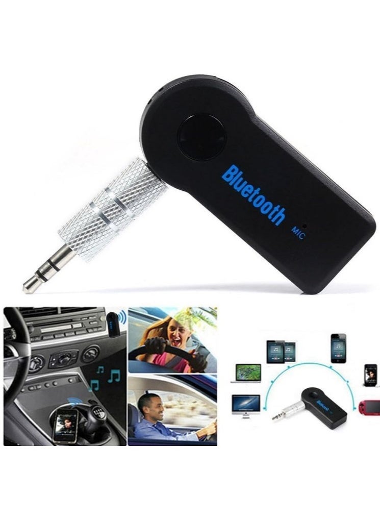 Portable Bluetooth Receiver with 3.5mm AUX Adapter - Hands-Free Car Stereo System with Built-In Mic for iPhone, Samsung, Android - pzsku/Z4563A6FD998900B727EBZ/45/_/1734306122/67881af0-e0b7-4794-942b-7aa46d443c0a