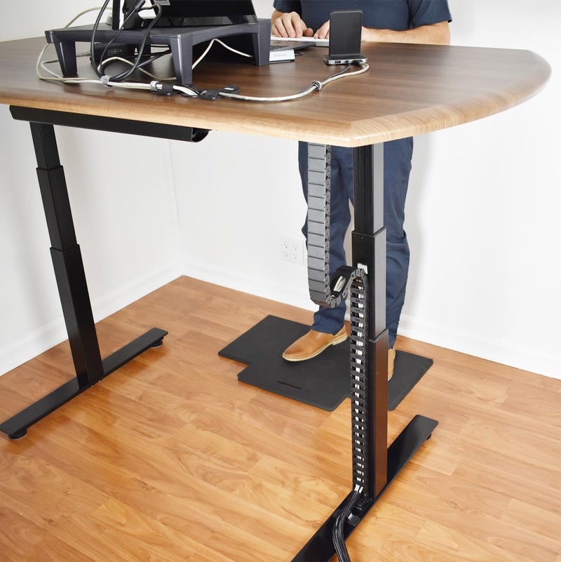 Quality Clever PivyCord-Vez Flex Chain Raceway Cable Management Solution for Sit-Stand Variable Height Desks, Flexible Cable Raceway to Hide, Organize and Protect Wires and Cables, Black - Image 5