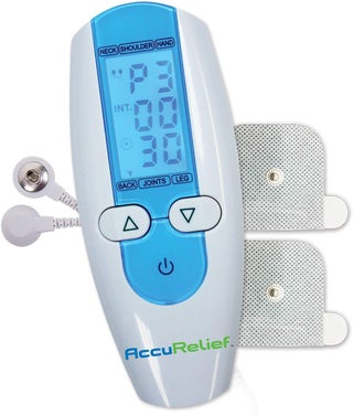 AccuRelief TENS Unit Muscle Stimulater Pain Relief System - Electric Muscle Stimulator with Electrodes for Neck, Back, and Full Body, White and Blue - pzsku/Z4563A8935B54EA28A84DZ/45/_/1744284190/67f5c72a-7e6b-455d-a82e-dd9102880701