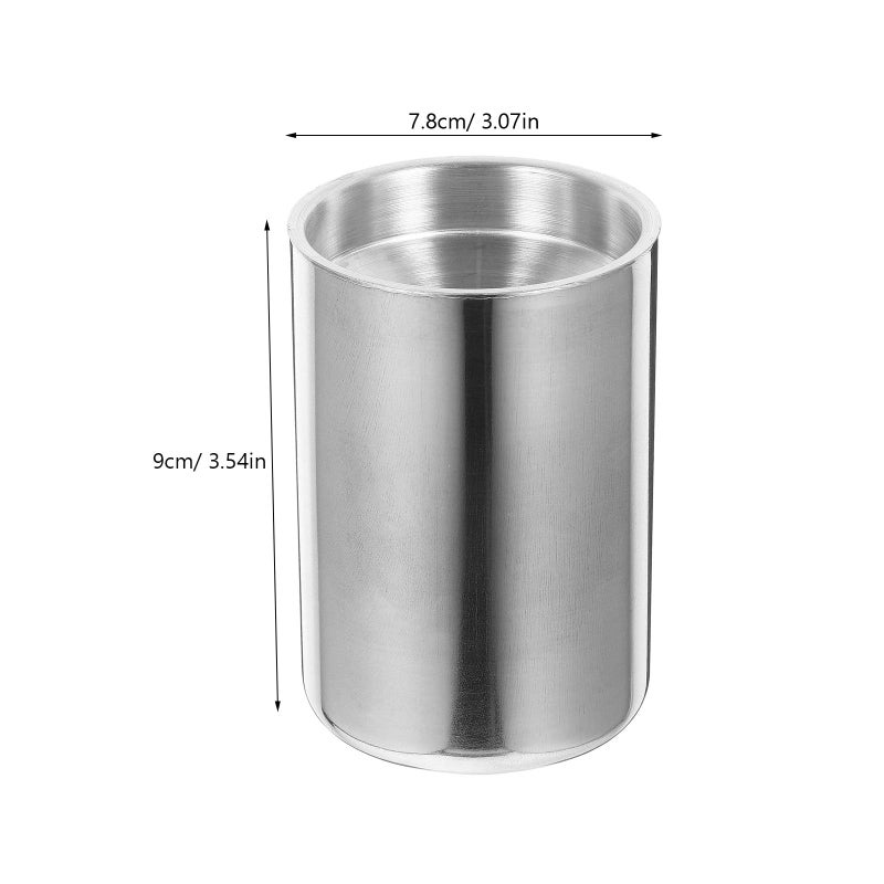 Stainless Steel Car Ashtray With Funnel Design For Office And Vehicle Use 9X7 8Cm - Image 3