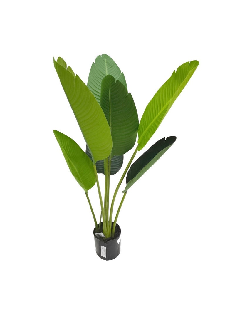 Generic 120cm tall artificial banana tree adds a realistic tropical touch to any indoor space.  - Image 5