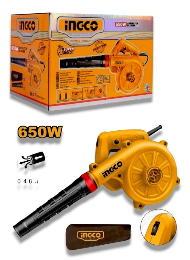 إنجكو منفاخ وشفاط هواء كهربائي 650 وات من إنكو– أصلي 100% - Image 1