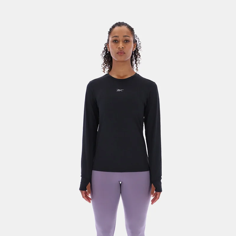 Reebok Long Sleeve Running Women's Top - Black