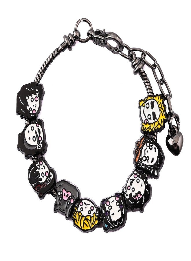 Diycoming Anime Slayer Charms Bracelet,9 Mini Anime Faces. - Image 1