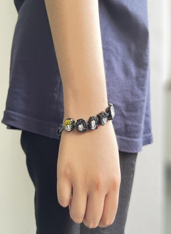 Diycoming Anime Slayer Charms Bracelet,9 Mini Anime Faces. - Image 4