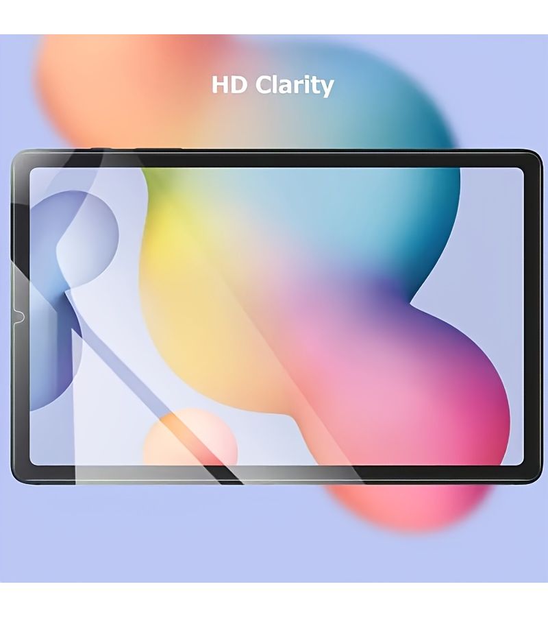2 Pack Tempered Glass Screen Protector for Galaxy Tab S6 Lite 2020 2024 Transparent 9H Hardness Bubble Free - Image 1