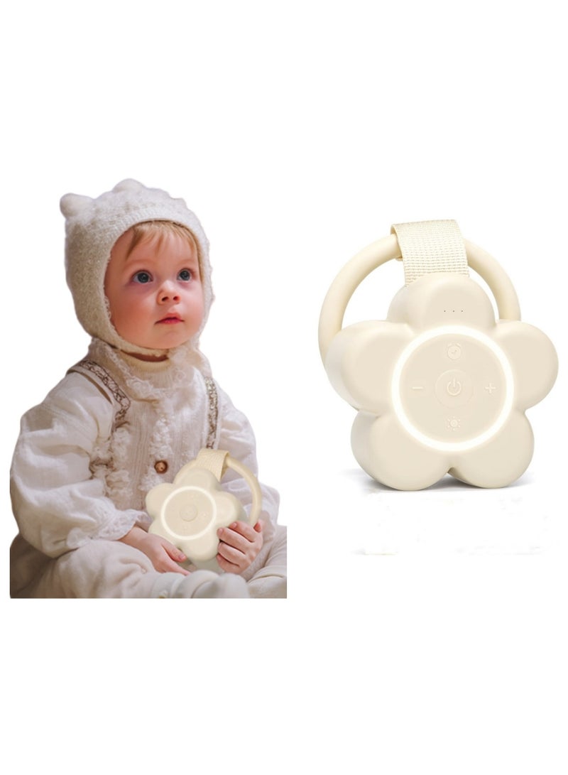 Portable White Noise Machine - Baby Newborn Essentials  Adults - 25 Soothing Sounds | Rechargeable Travel Sound Machine Baby with Night Light | Timer  Volume Control | Nursery, Home, Sleep Aid - Image 1