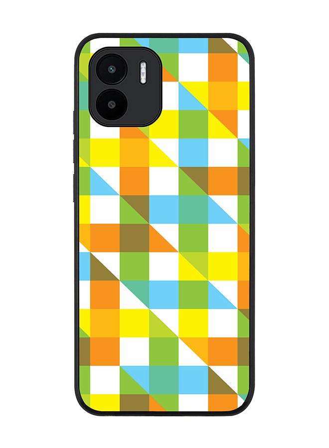 Stylizedd Rugged Black edge case for Xiaomi Redmi A2 / Xiaomi Redmi A1 Slim fit Soft Case Flexible Rubber Edges Anti Drop TPU Gel Thin Cover - Summer Flannel - Image 1