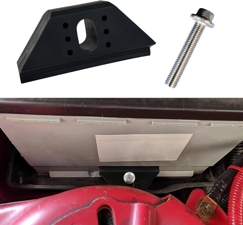 Lecctso Battery Hold Down, Battery Bracket, Battery Hold Down Kit, Automotive Replacement Battery Trays with 304 stainless steel bolt Kit Compatible with Chevy 1985-1995 for G10 Replaces#14005061 - Image 1