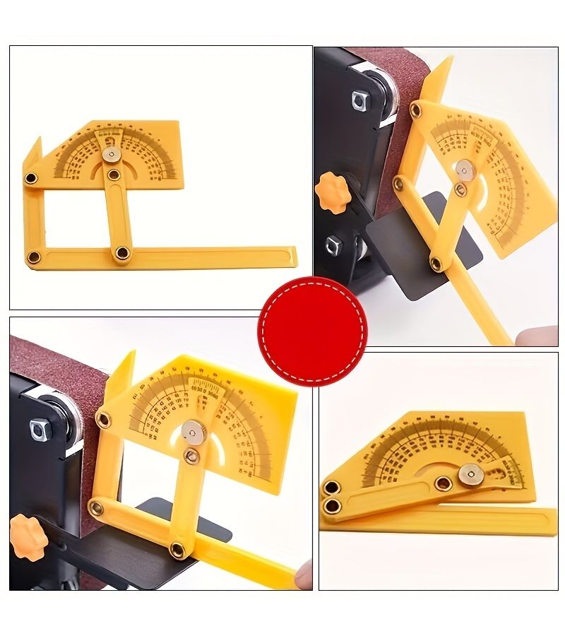 Protractor Angle Finder 0 to 180 Degrees Plastic Carpentry Tool A Pack - Image 2
