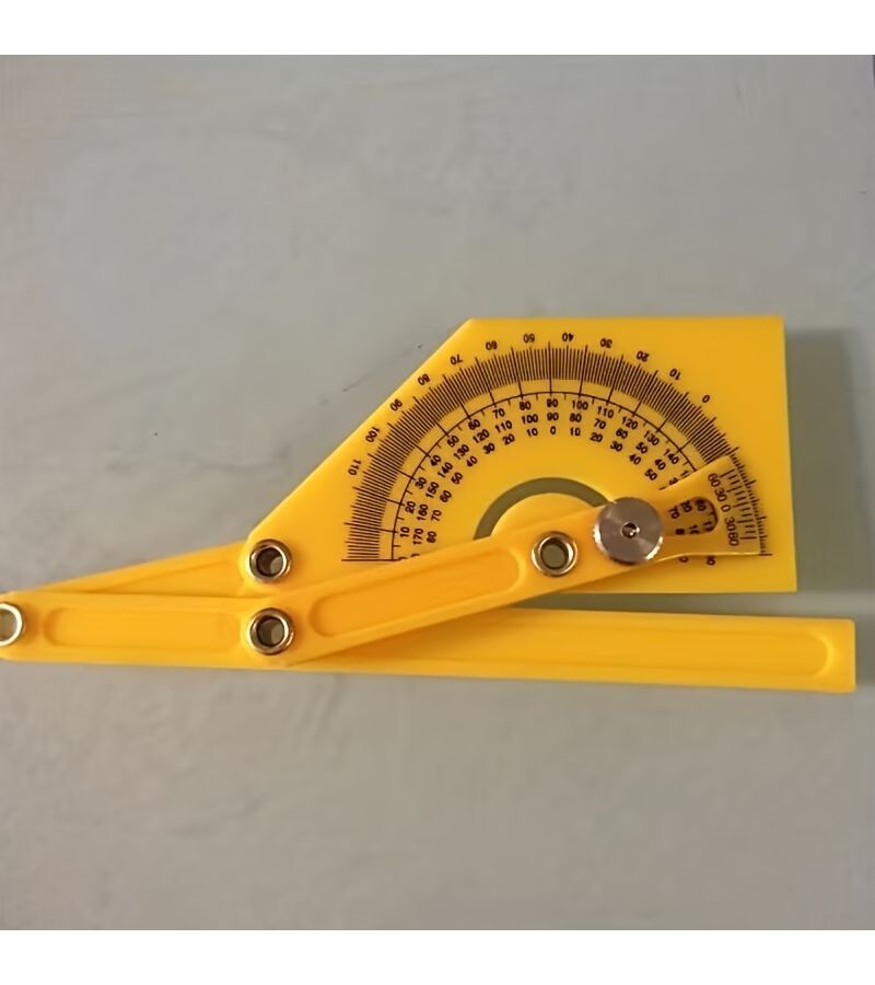 Protractor Angle Finder 0 to 180 Degrees Plastic Carpentry Tool A Pack - Image 5