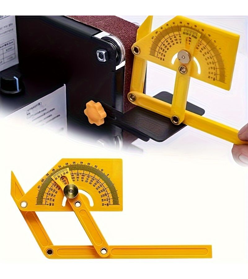 Protractor Angle Finder 0 to 180 Degrees Plastic Carpentry Tool A Pack - Image 4