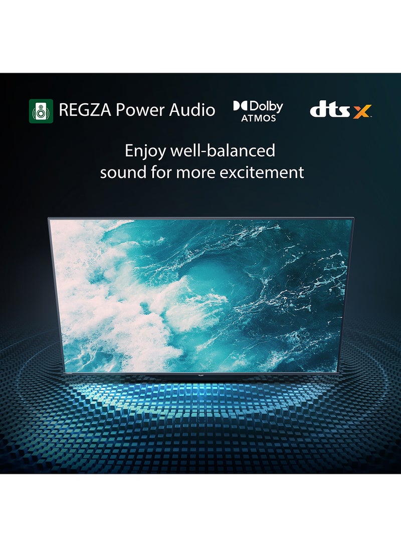 توشيبا تلفاز ذكي 75 بوصة 4K UHD واي فاي DLED، VIDAA U7، HDR-Dolby Vision، Apple AirPlay، أوامر صوتية ووضع ألعاب HDR بالإضافة إلى بلوتوث- - Image 4