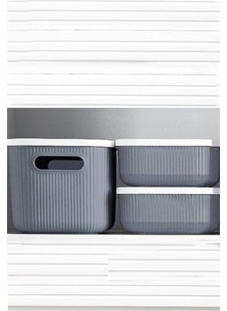 1 Piece Storage 6 Lt Gray Multi-Purpose Organizer Box with Lid, Decorative Storage Box - pzsku/Z456436BAD64699C18A51Z/45/_/1729160077/c72e8ecd-5d02-486e-9d18-dca222cb680a